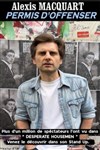 Alexis Macquart dans Permis d'offenser - Théâtre à l'Ouest Caen