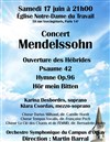 Concert Félix Mendelssohn-Bartholdy - Eglise Notre-Dame du Travail