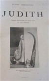 Affiche de Judith, pièce d'Henri Bernstein