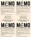Mémo - Théâtre de l'Eau Vive