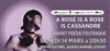 A Rose is a Rose is Cassandre - Centre culturel Jacques-Raphaël-Leygues