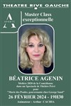 Masterclass de l'Académie Aparté : Béatrice Agenin (Molière 2020 de la Comédienne) - Théâtre Rive Gauche