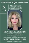 Masterclass de l'Académie Aparté : Béatrice Agenin (Molière 2020 de la Comédienne) - Théâtre Gaîté Rive Gauche