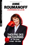 Anne Roumanoff dans L'expérience de la vie - Théâtre des Mathurins - grande salle