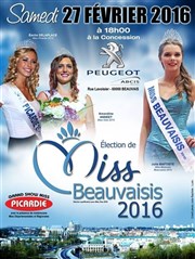 Election Miss Beauvaisis 2016 Concession Abcis Peugeot Beauvais Affiche