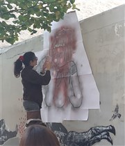 Visite guidée : Parcours Street Art à Paris Mtro Corvisart Affiche
