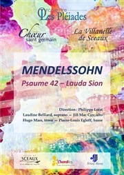 Mendelssohn - Psaume 42 Lauda Sion Eglise Saint Gilles Affiche