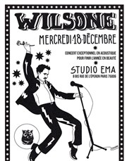 Concert acoustique Wilsone Studio EMA Affiche