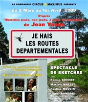 Je hais les routes départementales de Jean Yanne Le Funambule Montmartre Affiche