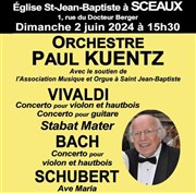 Orchestre Paul Kuentz : Bach / Vivaldi / Schubert Eglise Saint Jean Baptiste Affiche