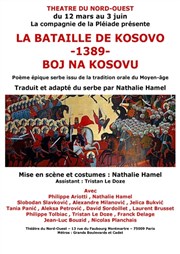 La bataille de Kosovo de 1389 Théâtre du Nord Ouest Affiche