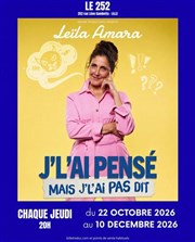 Le�la Amara dans j'l'ai pens� mais j'l'ai pas dit