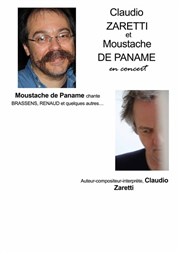 Claudio Zaretti / Moustache de Paname Publico Librairie du monde libertaire Affiche