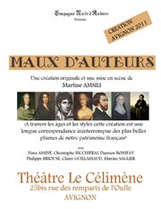 Maux d'Auteurs Théâtre Le Célimène Affiche