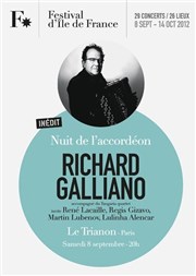 Richard Galliano | Nuit de l'accordéon Le Trianon Affiche