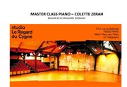 Master class Piano Colette Zérah Studio Le Regard du Cygne Affiche