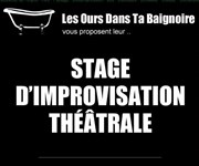 Stage d'improvisation théâtrale des Ours dans ta Baignoire Espace Progniture Affiche