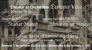 Beethoven : Messe en Ut / Rossini : Stabat Mater Eglise Saint Etienne du Mont Affiche