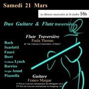 The Flute Project : Bach / Scarlatti / Fauré / Piazzolla Eglise Saint Andr de l'Europe Affiche