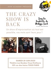 Crazy show is back Les Rendez-vous d'ailleurs Affiche