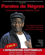 Amadou Gaye dans Paroles de nègres Lavoir Moderne Parisien Affiche