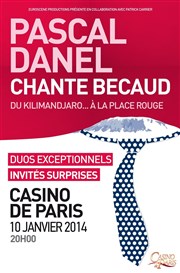 Pascal Danel chante Becaud Casino de Paris Affiche