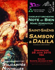 Concert Note et Bien Eglise Sainte Jeanne d'Arc Affiche