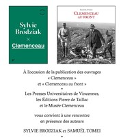 Rencontre avec Sylvie Brodziak et Samuel Tomei Muse Clemenceau Affiche