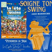 Soigne ton swing, Jazz manouche | La fête des Voisins Caf culturel Les cigales dans la fourmilire Affiche