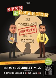 Sten & Chardon dans Les dossiers secrets de la Sacem Thtre de L'Arrache-Coeur - Salle de l'Aliz Affiche