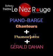 Piano Barge Le Nez Rouge Affiche