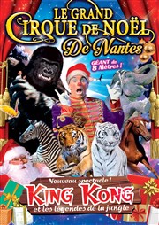 Le Grand Cirque de Noël : King Kong et les légendes de la jungle | - Nantes Chapiteau du Grand Cirque de Nol  Nantes Affiche