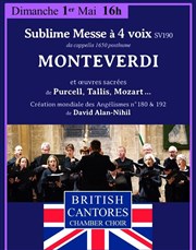 British Cantores Chamber Choir glise St Philippe du Roule Affiche