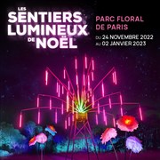 Les Sentiers Lumineux de Noël | Pass Open Parc Floral de Paris Affiche