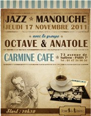 Octave & Anatole Carmine Caf Affiche