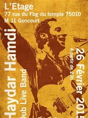 Haydar Hamdi Dub live band L'Etage Affiche