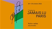 Notre vallée | Festival du Jamais Lu-Paris#7 Théâtre Ouvert Affiche