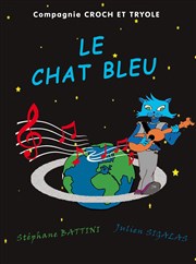 Le Chat Bleu La Boite  rire Vende Affiche