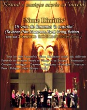 Nunc Dimittis - 15 voix de femmes a capella Eglise du Couvent des Dominicains Affiche