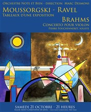 Concert Moussorgski et Brahms Eglise Saint-Christophe de Javel Affiche
