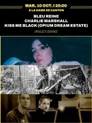 Bleu Reine + Charlie Marshall + Kiss Me Black La Dame de Canton Affiche
