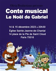Le Noël de Gabriel : Conte Musical Eglise Sainte Jeanne de Chantal Affiche