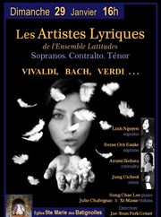Récital d'artistes lyriques : Sopranos, Contralto, Ténor Eglise Sainte Marie des Batignolles Affiche