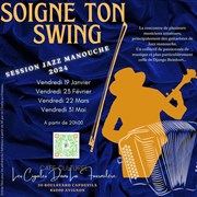 Soigne ton Swing Session | Jazz Manouche 2024 Caf culturel Les cigales dans la fourmilire Affiche