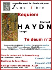 Michael Haydn Requiem Basilique de Saint-Denis Affiche