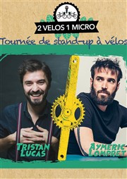 Aymeric Lompret et Tristan Lucas dans 2 vélos , 1 micro L'Appart Caf - Caf Thtre Affiche