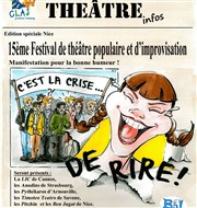 Festival de théâtre populaire et d'improvisation | 15ème édition Relais International de la Jeunesse - CLAJ Affiche