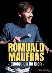 Romuald Maufras dans Quelqu'un de bien Confidentiel Thtre Affiche