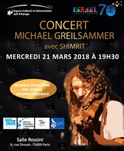 Michaël Greilsammer | Le concert des 70 ans d'Israël Salle Rossini - mairie du 9me arrondissement Affiche