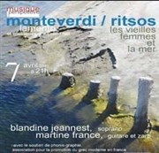 Les vieilles femmes et la mer | Ritsos/Monteverdi Thtre de Nesle - grande salle Affiche